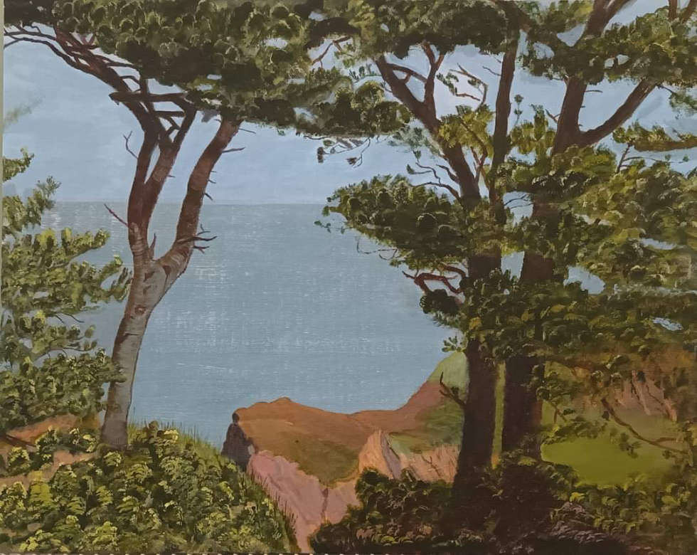 Phillipa - Watermouth Walk - Morning Painting and Drawing Class at Barnstaple Baptist Church