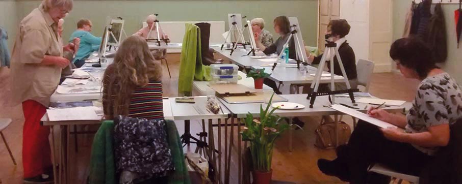 Morning Painting and Drawing Class at Barnstaple Baptist Church